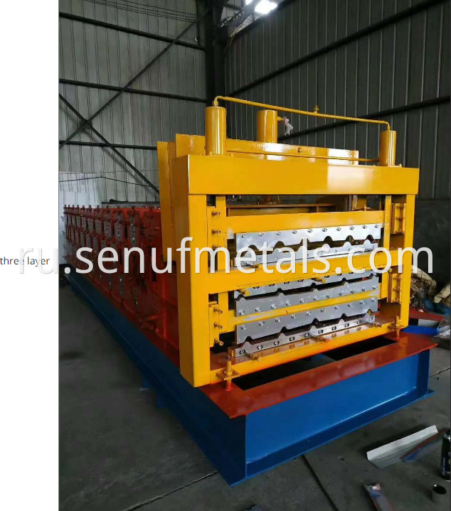 840 Single Layer Metal Forming Machine Coil Glazed Tile Roll Forming Machine15